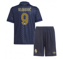 Juventus Dusan Vlahovic #9 Koszulka Trzecia dzieci 2024-25 Krótki Rękaw (+ krótkie spodenki)